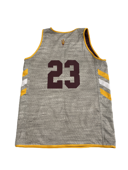 Marcus Bagley Arizona State Basketball Player-Exclusive Reversible Practice Jersey (Size L)