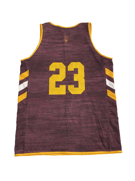 Marcus Bagley Arizona State Basketball Player-Exclusive Reversible Practice Jersey (Size L)