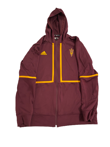 Marcus Bagley Arizona State Basketball Team-Issued Zip-Up Jacket (Size XLT)