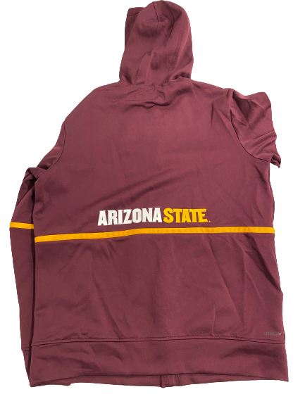 Marcus Bagley Arizona State Basketball Team-Issued Zip-Up Jacket (Size XLT)