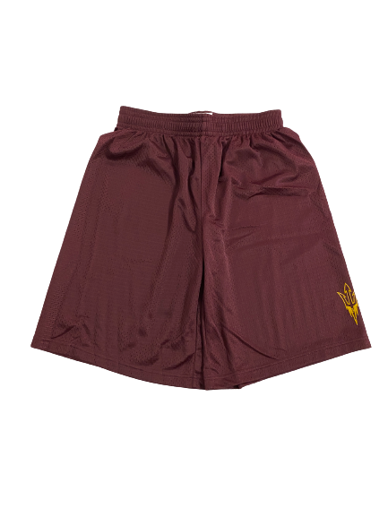 Marcus Bagley Arizona State Basketball Team-Issued Mesh Shorts (Size L)