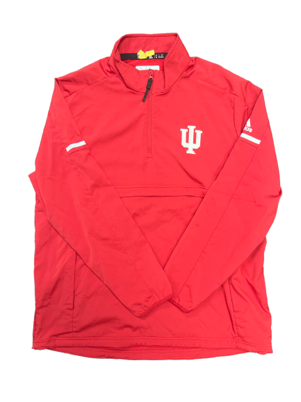 Race Thompson Indiana Basketball Team Issued 1/4 Zip Jacket (Size XL)