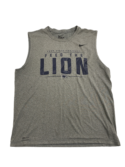 Jake Zembiec Penn State Football Player-Exclusive "FEED THE LION" Workout Tank With 