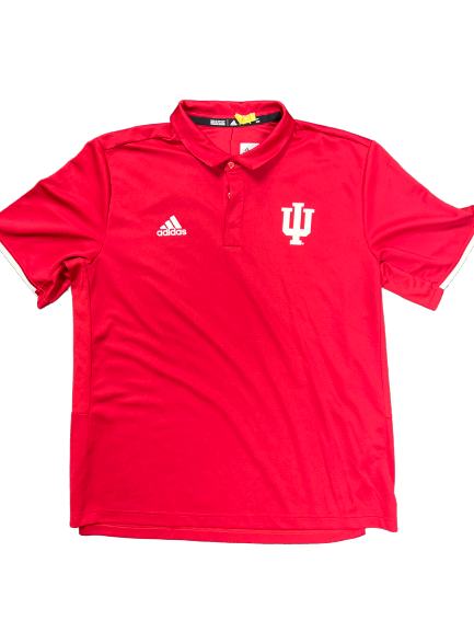 Race Thompson Indiana Basketball Team Issued Polo Shirt (Size XL)