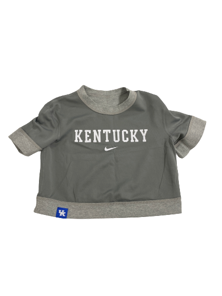 Maddie Berezowitz Kentucky Volleyball Reversible Crop Top Shirt (Size Women&