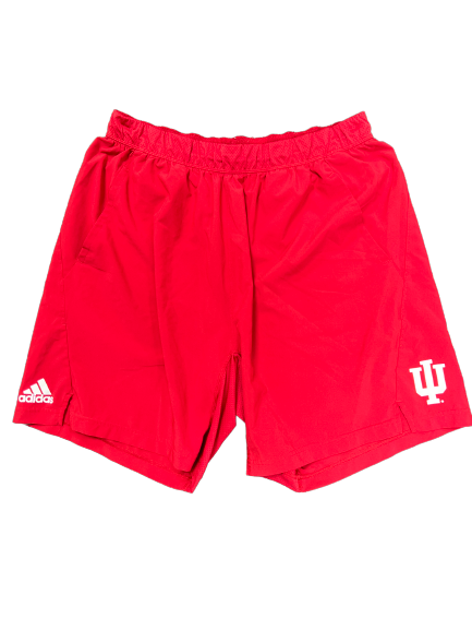 Race Thompson Indiana Basketball Team Issued Workout Shorts (Size XL)