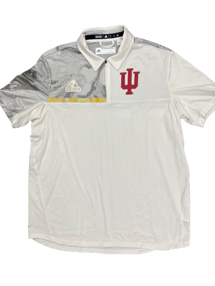 Race Thompson Indiana Basketball Player Exclusive 1/4 Zip Polo Shirt (Size XL)