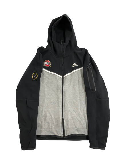 Caleb Burton Ohio State College Football Playoff Player-Exclusive Nike Tech Zip-Up Jacket (Size L)