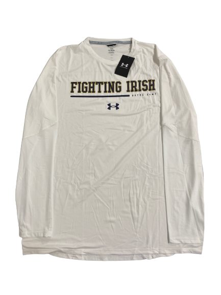 Dane Goodwin Notre Dame Basketball Team-Issued Long Sleeve Shirt (Size XL) (NEW WITH $50 TAG)