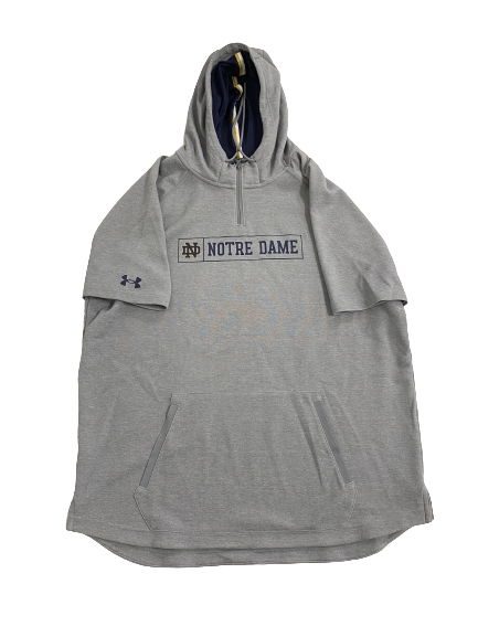 Dane Goodwin Notre Dame Basketball Player-Exclusive Short Sleeve Hoodie (Size XL)