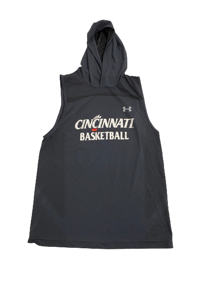 Rob Phinisee Cincinnati Basketball Player-Exclusive Sleeveless Hoodie (Size L)