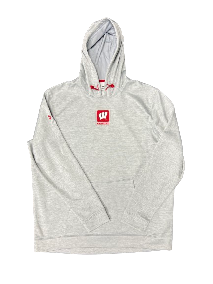 Braelon Allen Wisconsin Football Team Issued Hoodie (Size XL)