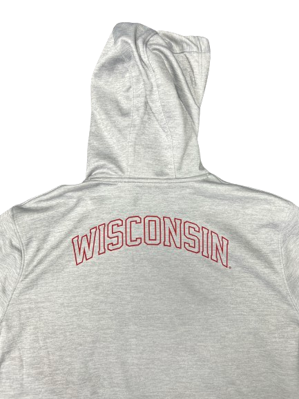 Braelon Allen Wisconsin Football Team Issued Hoodie (Size XL)