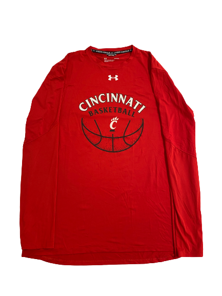 Rob Phinisee Cincinnati Basketball Team-Issued Long Sleeve Shirt (Size L)