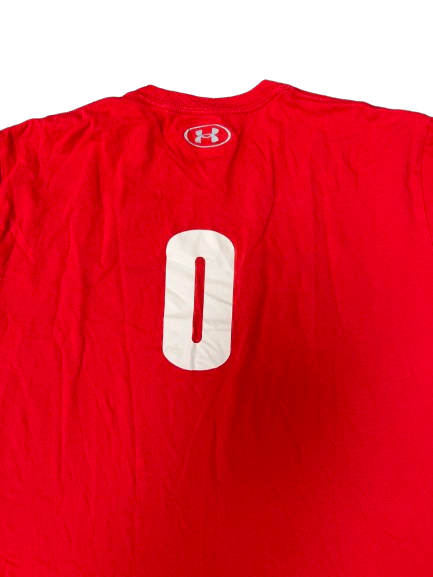 Braelon Allen Wisconsin Football Player Exclusive Workout Shirt WITH 