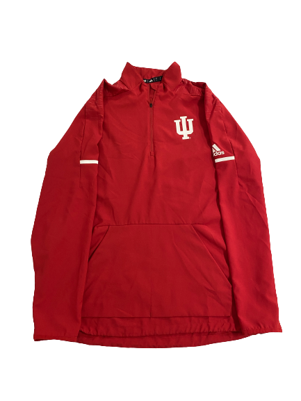 Rob Phinisee Indiana Basketball Team-Issued Quarter-Zip Pullover (Size L)