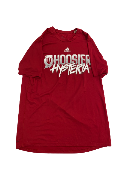 Rob Phinisee Indiana Basketball Team-Issued Hoosier Hysteria T-Shirt (Size LT)