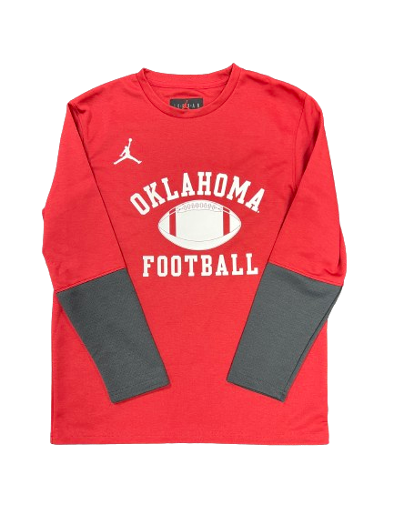 Patrick Cromer Oklahoma Football Team Issued Crewneck Sweatshirt (Size M)