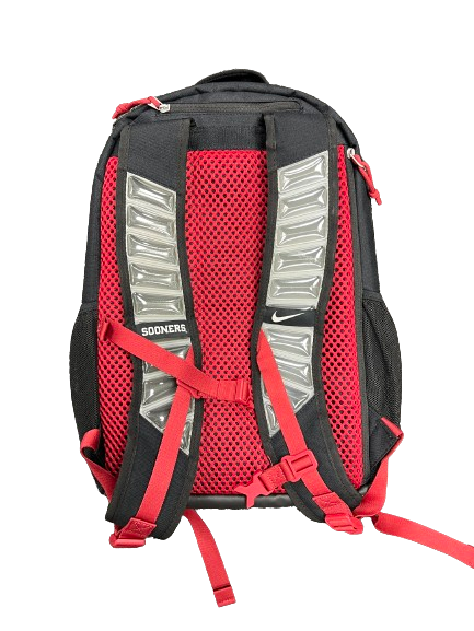Patrick Cromer Oklahoma Football Team Issued Travel Backpack