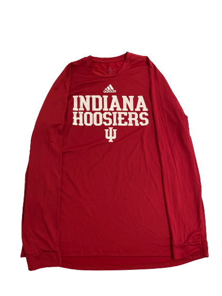 Rob Phinisee Indiana Basketball Team-Issued Long Sleeve Shirt (Size XLT)
