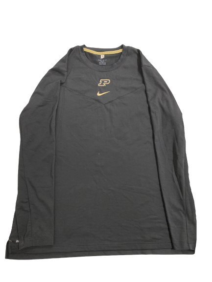 Trevion Williams Purdue Basketball Team-Issued Waffle Style Crewneck Shirt (Size XXLT)