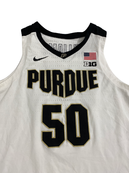 Trevion Williams Purdue Basketball 2019-2020 Season Game-Worn Jersey (Size 52)