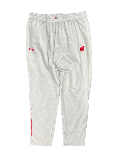 Braelon Allen Wisconsin Football Team Issued Sweatpants (Size XL)