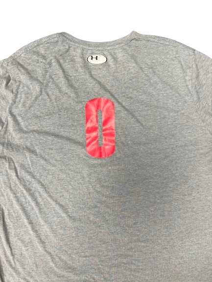 Braelon Allen Wisconsin Football Player Exclusive Workout Shirt WITH 