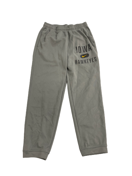 Ahron Ulis Iowa Basketball Team-Issued Travel Sweatpants (Size M)