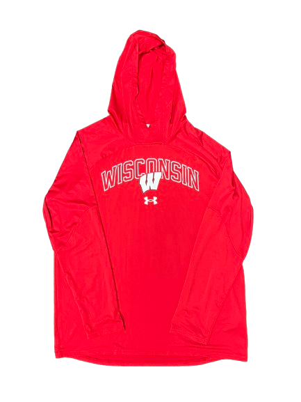 Braelon Allen Wisconsin Football Player Exclusive Performance Hoodie (Size XL)
