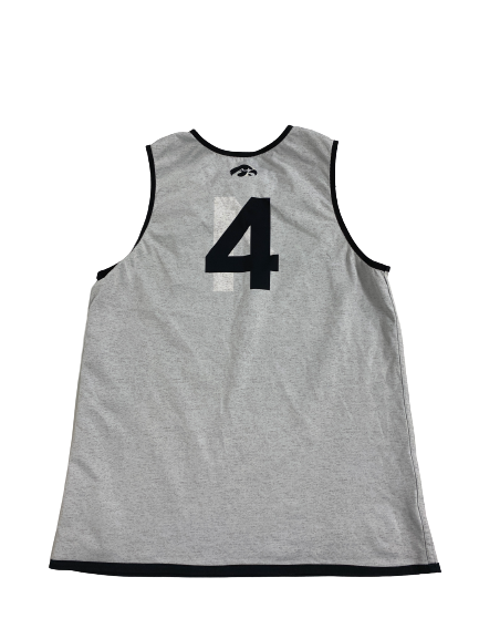 Ahron Ulis Iowa Basketball Player-Exclusive Reversible Practice Jersey (Size M)