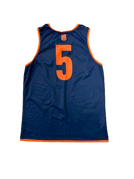 Justin Taylor Syracuse Basketball Player Exclusive Reversible Practice Jersey (Size L)