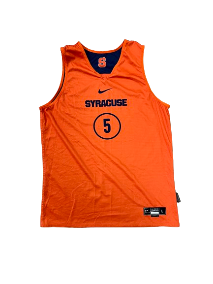 Justin Taylor Syracuse Basketball Player Exclusive Reversible Practice Jersey (Size L)
