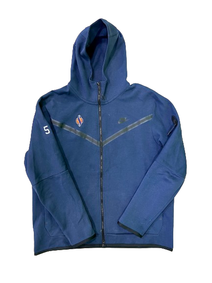 Justin Taylor Syracuse Basketball Player Exclusive RETRO NIKE TECH FLEECE Jacket with 