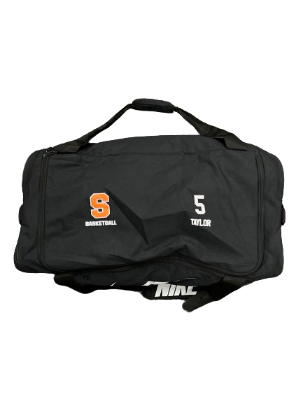 Justin Taylor Syracuse Basketball Player Exclusive LARGE Duffle Bag WITH 