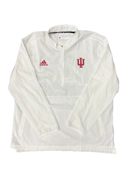 Kaleb Banks Indiana Basketball Team Issued 1/4 Zip Windbreaker (Size XL)
