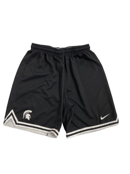 Travis Trice Michigan State Basketball Player Exclusive Practice Shorts (Size M)