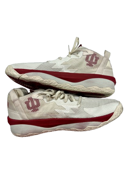Kaleb Banks Indiana Basketball Player Exclusive "DAME 8" Shoes (Size 14)