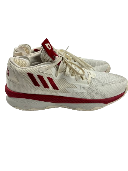 Kaleb Banks Indiana Basketball Player Exclusive "DAME 8" Shoes (Size 14)
