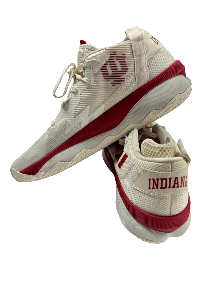 Kaleb Banks Indiana Basketball Player Exclusive "DAME 8" Shoes (Size 14)