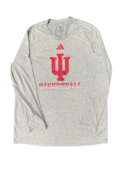 Kaleb Banks Indiana Basketball Team Issued Long Sleeve Shirt (Size XL)