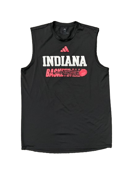 Kaleb Banks Indiana Basketball Team Issued Workout Tank (Size XLT)