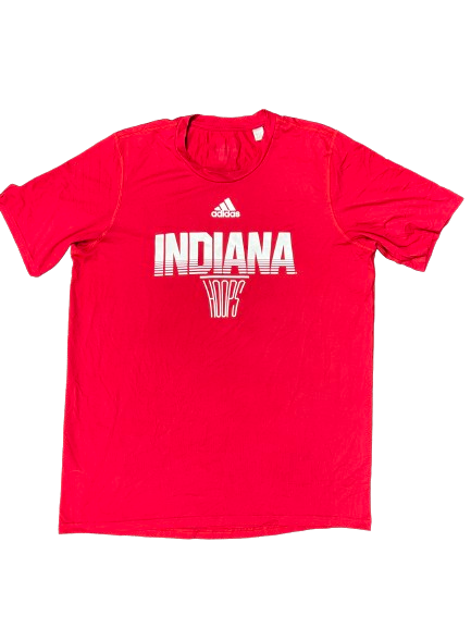 Kaleb Banks Indiana Basketball Player Exclusive Workout Shirt with 