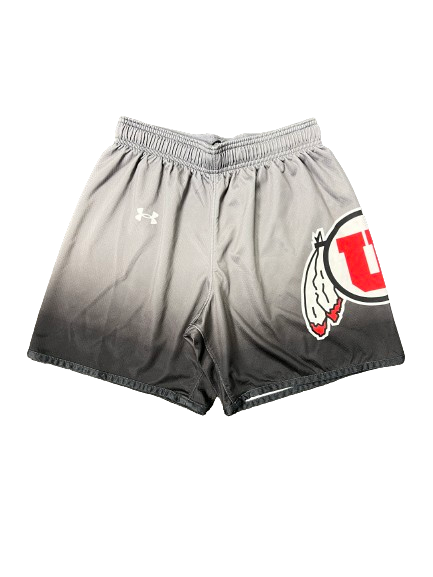 Ben Carlson Utah Basketball Player Exclusive Practice Shorts (Size L)