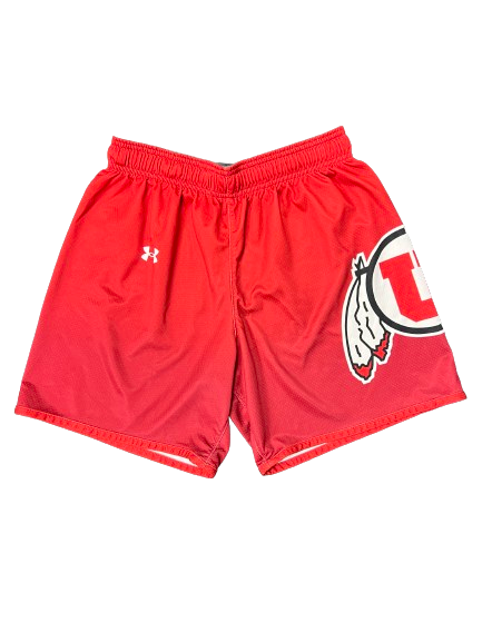 Ben Carlson Utah Basketball Player Exclusive Practice Shorts (Size L)