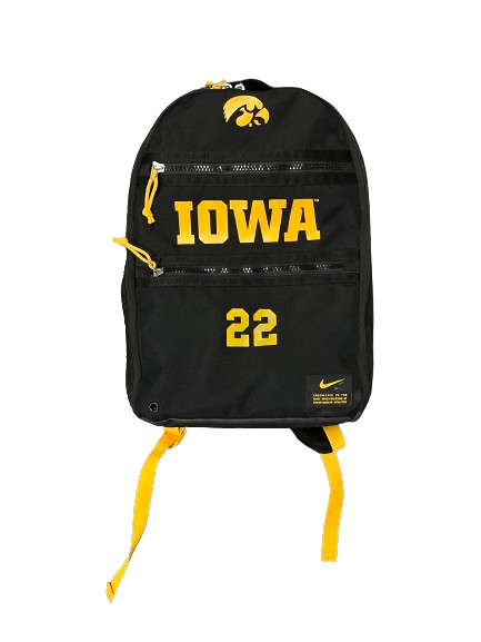 Patrick McCaffery Iowa Basketball Player Exclusive Backpack WITH 