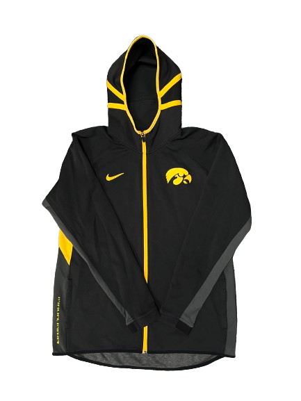 Patrick McCaffery Iowa Basketball Team Issued Full Zip Jacket (Size LT)