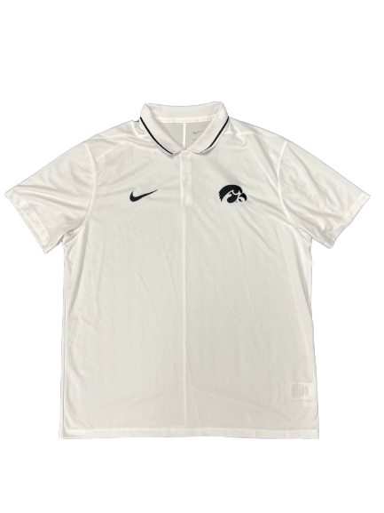 Patrick McCaffery Iowa Basketball Team Issued Polo Shirt (Size XL)