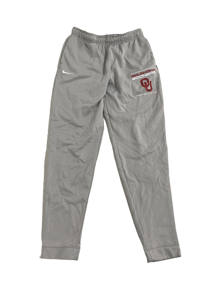 Trent Brown Oklahoma Baseball Team-Issued Sweatpants (Size M)