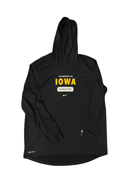 Patrick McCaffery Iowa Basketball Team Issued Performance Hoodie (Size XL)